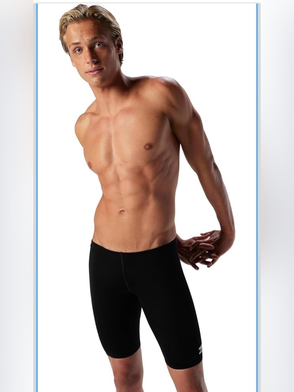 Speedo Men's Swimsuit Jammer Endurance+ Solid USA Adult 2222/bb4-2